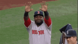 Red Sox David Ortiz Wave GIF