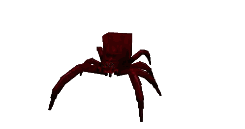 Red Spider Standing Sticker