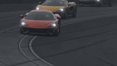 Red Sports Car Driving GIF