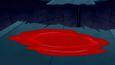Red Substance Coming Out Of Hole GIF