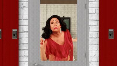 Red Suit Tie Man With Man Shorts Picture GIF