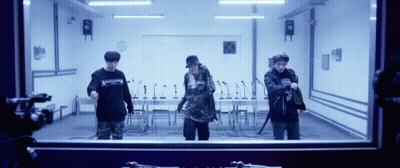Red Suited Man And Heart GIF