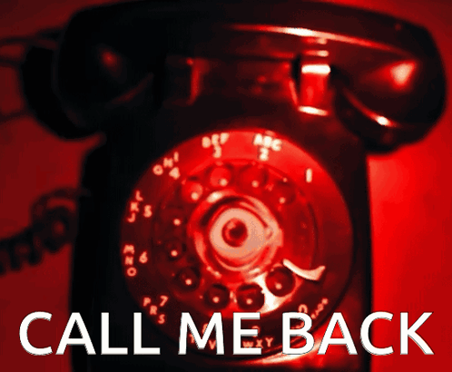 Red Telephone Call Me Back GIF
