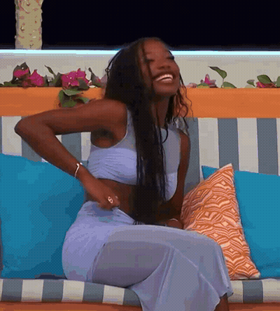 Red Top Woman Says I Got Text GIF