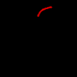 Red Transparent Heart Sticker Scribble Sketch GIF