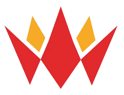 Red Triangle With Yellow Square Sticker