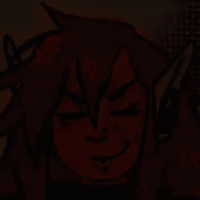 Red Troll Face With Big Smile GIF