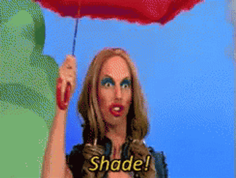 Red Umbrella Shade GIF