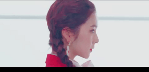 Red Velvet Irene Big Cross Earrings GIF