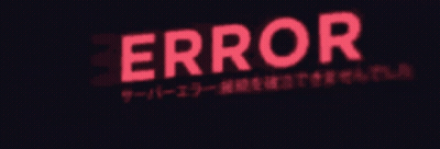 Red Warning Sign Saying Error GIF