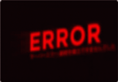 Red Warning Sign Saying Error GIF