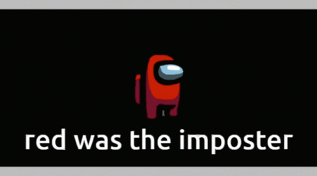 Red Was The Imposter Among Us GIF