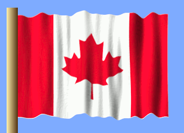 Red White And Blue Canadian Flag With Maple Leaf GIF