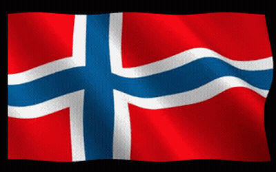 Red White And Blue Cross Flag GIF