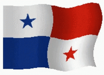 Red White And Blue Flag With Blue Star GIF
