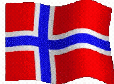 Red White And Blue Flag With Cross GIF