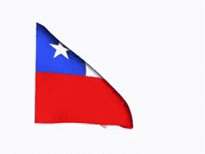 Red White And Blue Flag With Star Waving GIF
