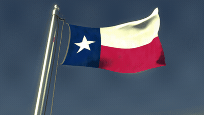 Red White And Blue Flag With White Star GIF