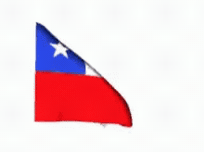 Red White And Blue Flag With White Star Waving GIF