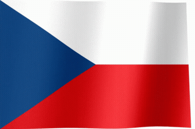 Red White And Blue Flag With White Triangle GIF