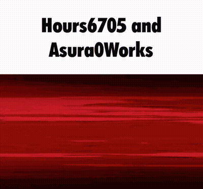 Red White Background Hours 6705 And Asura Works GIF