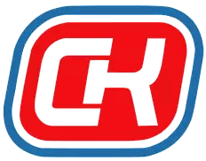 Red White Blue CK Logo Sticker