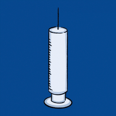 Red White Blue Fireworks Vaccinated GIF