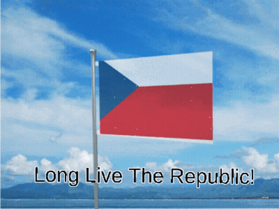 Red White Blue Flag Long Live The Republic GIF