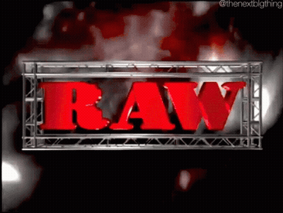 Red Word Raw On Metal Frame GIF