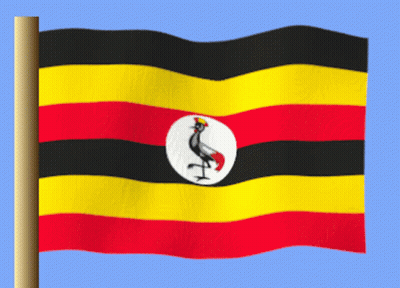 Red Yellow Black Flag With White Bird GIF