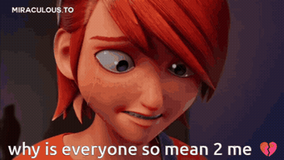 Redhead Girl Covering Face Why So Mean 2 Me GIF