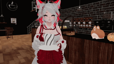 Redhead Girl Holding Coffee GIF