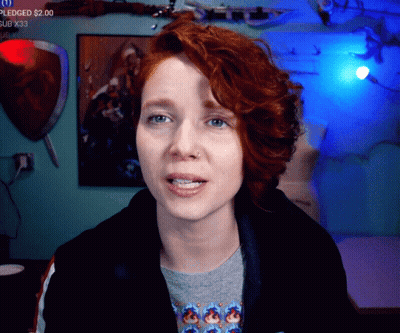 Redhead Looking At Camera Pledge $2.00 GIF