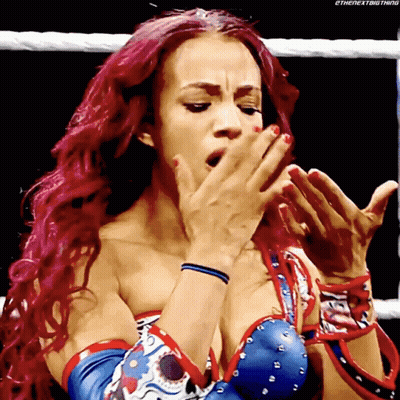 Redhead Woman Covering Mouth GIF