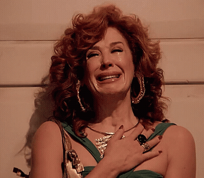 Redhead Woman Crying With Gold Ring GIF