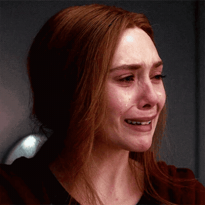 Redhead Woman Crying With Tear GIF