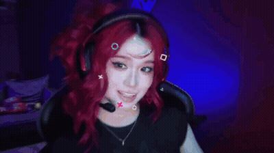 Redhead Woman Headphones Mic Saying Go Fucking Ez GIF