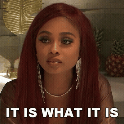 Redhead Woman It Is What It Is GIF