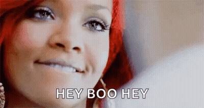 Redhead Woman Saying Hey Boo Hey GIF