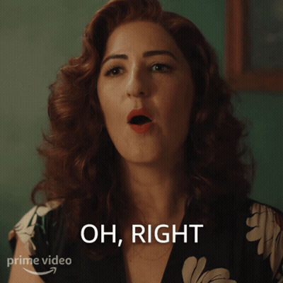 Redhead Woman Saying Oh Right Prime Video GIF