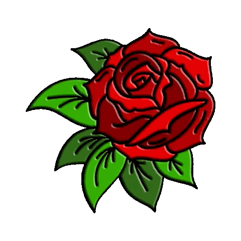 Redroses Sticker