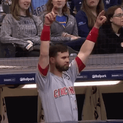 Reds Jesse Winker Dab Dance GIF