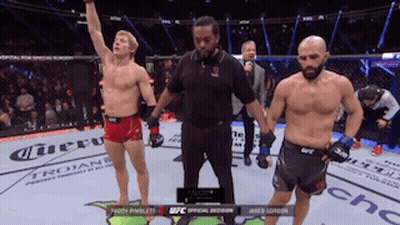 Referee Between Two UFC Fighters GIF