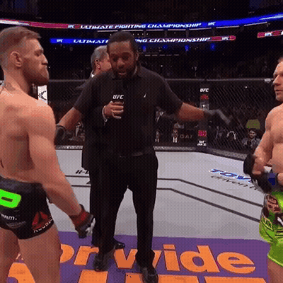Referee Between UFC Fighters