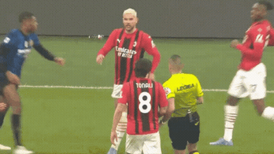 Referee Giving Red Card To Player 23 GIF