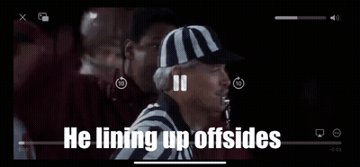 Referee In McDonald's Hat Talking To Players GIF