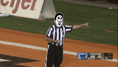 Referee On Field With Morgan St. Bowling Green GIF