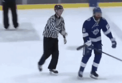 Referee On Football Field With Rocket Mortgage Ad GIF