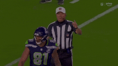 Referee Pointing At Football Player GIF