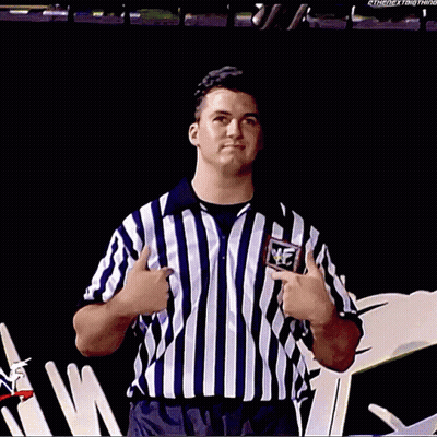 Referee Thumbs Up Downtube Banner GIF